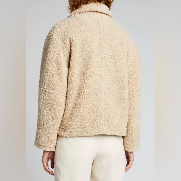NWOT Vince Sherpa Faux Fur Jacket Size XS (retail $495) - Picture 2 of 16